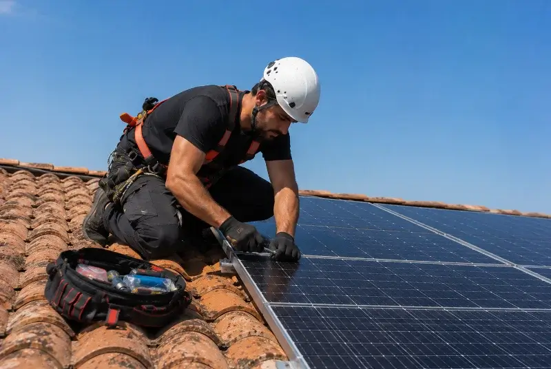 Maintenance et monitoring de panneaux solaires à Sore